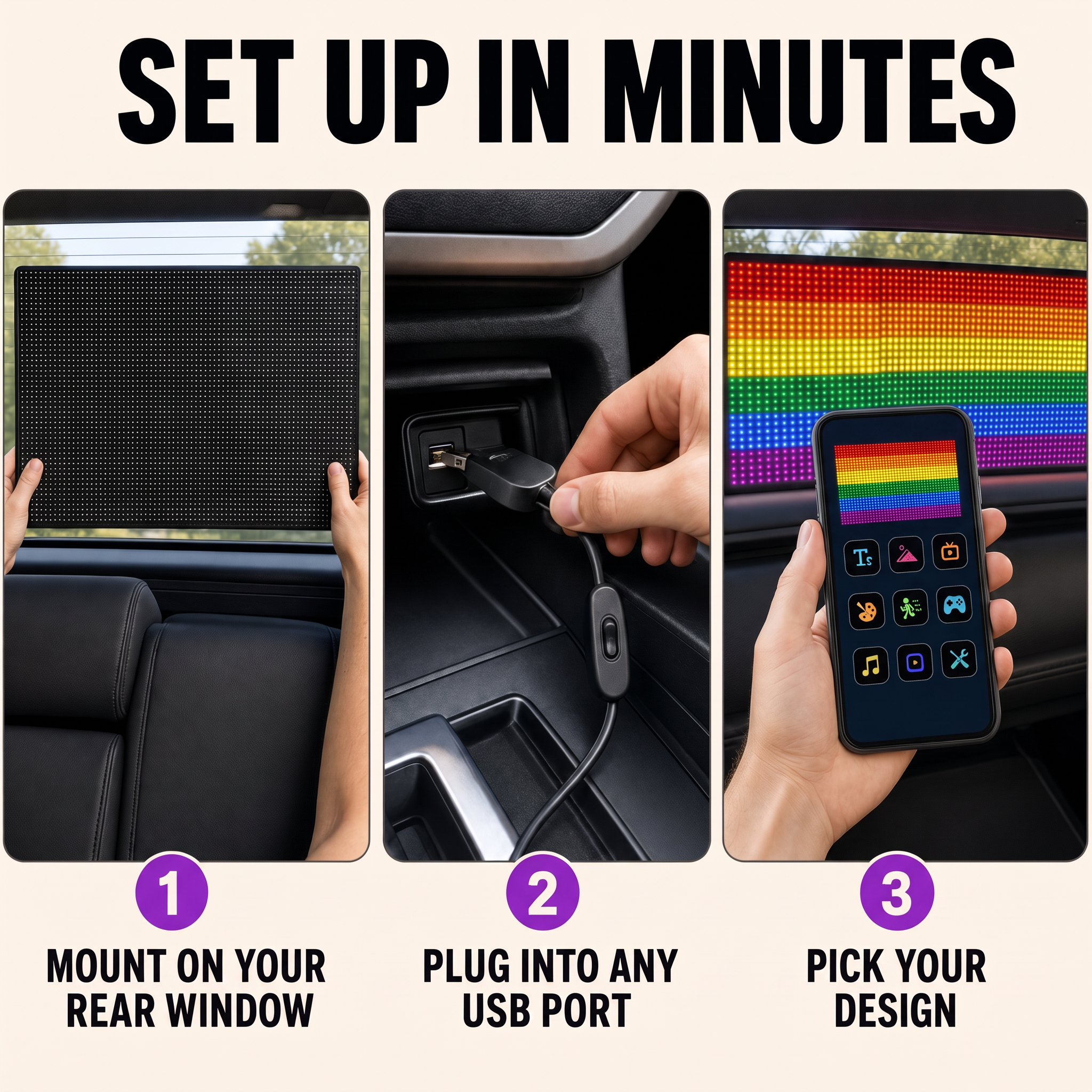 Set up in minutes