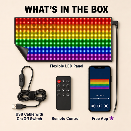 OutLoud Glow Pride LED Panel